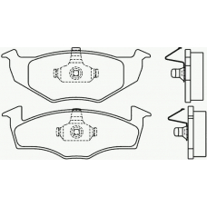 P 85 031 BREMBO Комплект тормозных колодок, дисковый тормоз