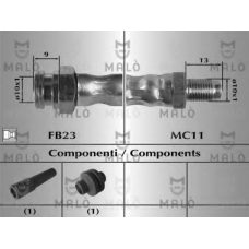 81035 Malo Тормозной шланг