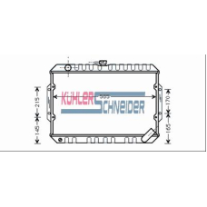 0512301 KUHLER SCHNEIDER Радиатор, охлаждение двигател