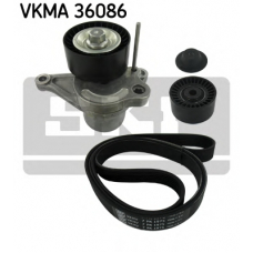 VKMA 36086 SKF Поликлиновой ременный комплект