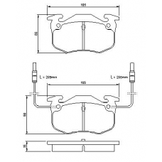 0 986 424 147 BOSCH Комплект тормозных колодок, дисковый тормоз