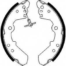 BS831 QUINTON HAZELL Комплект тормозных колодок