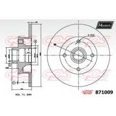 871009.6060 MAXTECH Тормозной диск