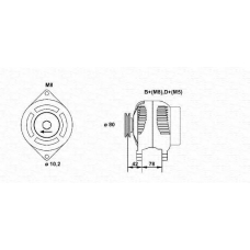 943355029010 MAGNETI MARELLI Генератор