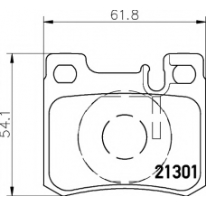 8DB 355 007-671 HELLA PAGID Комплект тормозных колодок, дисковый тормоз