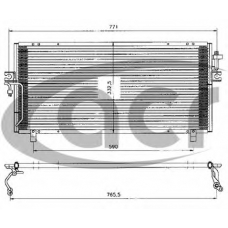 300245 ACR Конденсатор, кондиционер