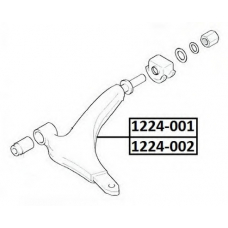 1224-001 ASVA Рычаг независимой подвески колеса, подвеска колеса