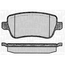 363916060225 MAGNETI MARELLI Комплект тормозных колодок, дисковый тормоз