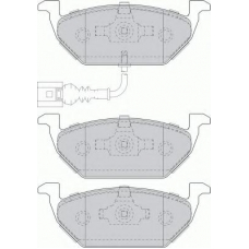 FSL1635 FERODO Комплект тормозных колодок, дисковый тормоз
