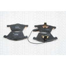 8110 10547 TRISCAN Комплект тормозных колодок, дисковый тормоз