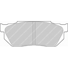 FSL300 FERODO Комплект тормозных колодок, дисковый тормоз
