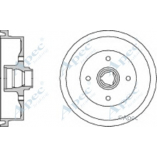 DRM9117 APEC Тормозной барабан