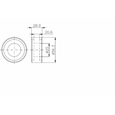 TKR 9872 TIMKEN Натяжной ролик, ремень грм