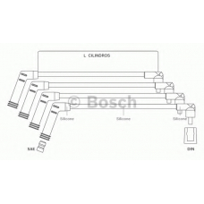 F 000 99C 117 BOSCH Комплект проводов зажигания