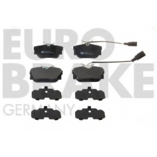 5502224753 EUROBRAKE Комплект тормозных колодок, дисковый тормоз