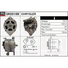 DRZ0189 DELCO REMY Генератор