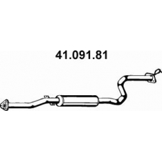 41.091.81 EBERSPACHER Средний глушитель выхлопных газов