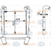 8ML 376 724-001 HELLA Интеркулер