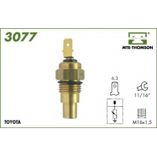 3077 MTE-THOMSON Датчик, температура охлаждающей жидкости; Датчик, 