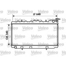 734813 VALEO Радиатор, охлаждение двигателя