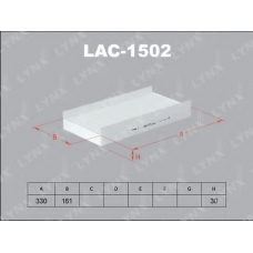 LAC1502 LYNX Фильтр салона