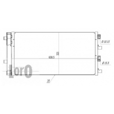 010-016-0003 LORO Конденсатор, кондиционер