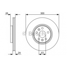 0 986 479 554 BOSCH Тормозной диск