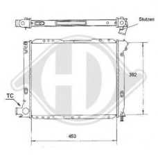 8109112 DIEDERICHS Радиатор, охлаждение двигателя
