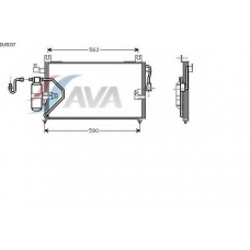 DU5037 AVA Конденсатор, кондиционер