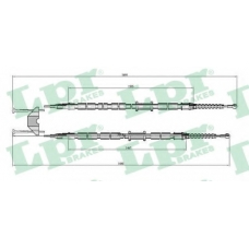 C0538B LPR Трос, стояночная тормозная система