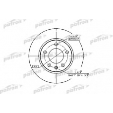 PBD1614 PATRON Тормозной диск