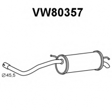 VW80357 VENEPORTE Глушитель выхлопных газов конечный