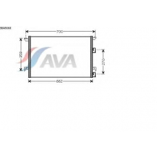 SBA5060 AVA Конденсатор, кондиционер