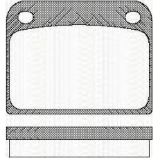 8110 65605 TRISCAN Комплект тормозных колодок, дисковый тормоз