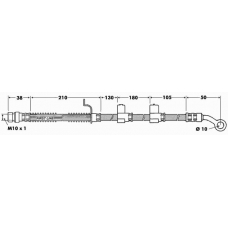 FBH7455 FIRST LINE Тормозной шланг