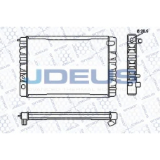 RA0310040 JDEUS Радиатор, охлаждение двигателя