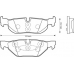 573139B BENDIX Комплект тормозных колодок, дисковый тормоз