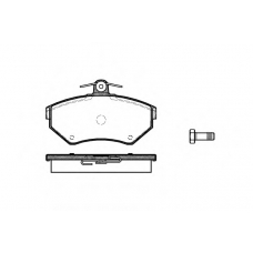 P7313.10 WOKING Комплект тормозных колодок, дисковый тормоз