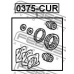 0375-CUR FEBEST Ремкомплект, тормозной суппорт