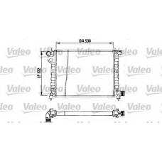 730569 VALEO Радиатор, охлаждение двигателя