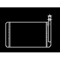 212M07 J. DEUS Теплообменник, отопление салона