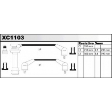 XC1103 QUINTON HAZELL Комплект проводов зажигания