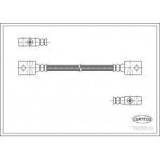 19030533 CORTECO Тормозной шланг