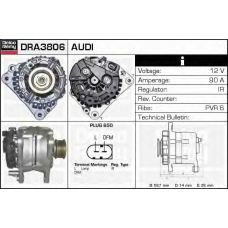 DRA3806N DELCO REMY Генератор