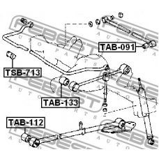 TAB-091 FEBEST Подвеска, рычаг независимой подвески колеса