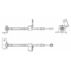 512631 KAWE Тормозной шланг