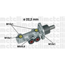 05-0353 METELLI Главный тормозной цилиндр