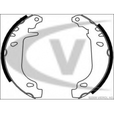 V42-4124 VEMO/VAICO Комплект тормозных колодок