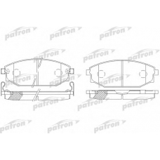 PBP1671 PATRON Комплект тормозных колодок, дисковый тормоз