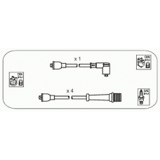 CPS8 JANMOR Комплект проводов зажигания